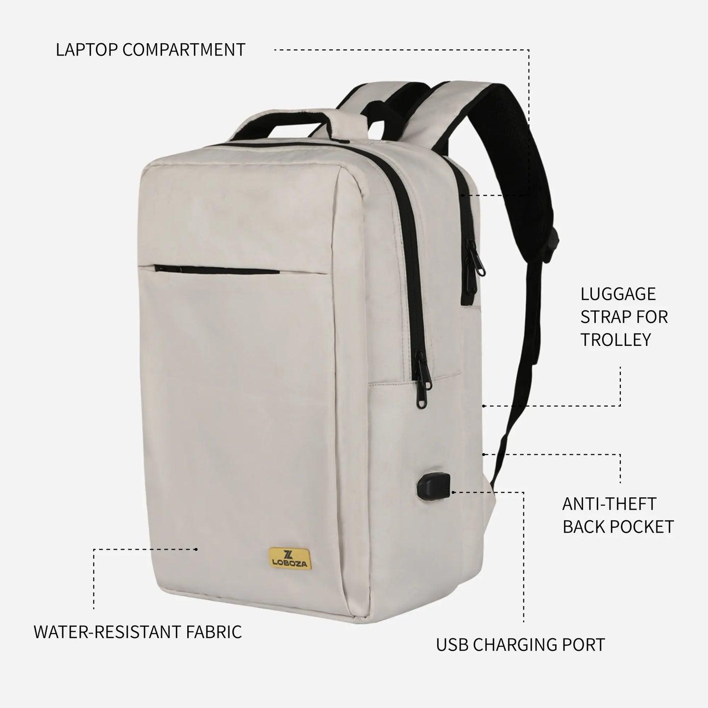 Loboza Safari Pro Backpack - Light Brown
