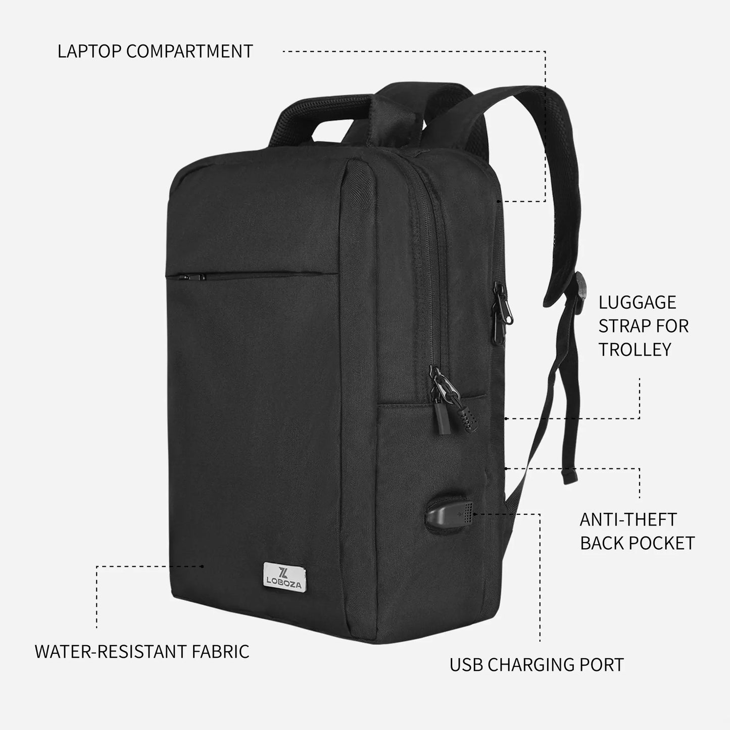 Loboza Safari Pro Backpack - Black