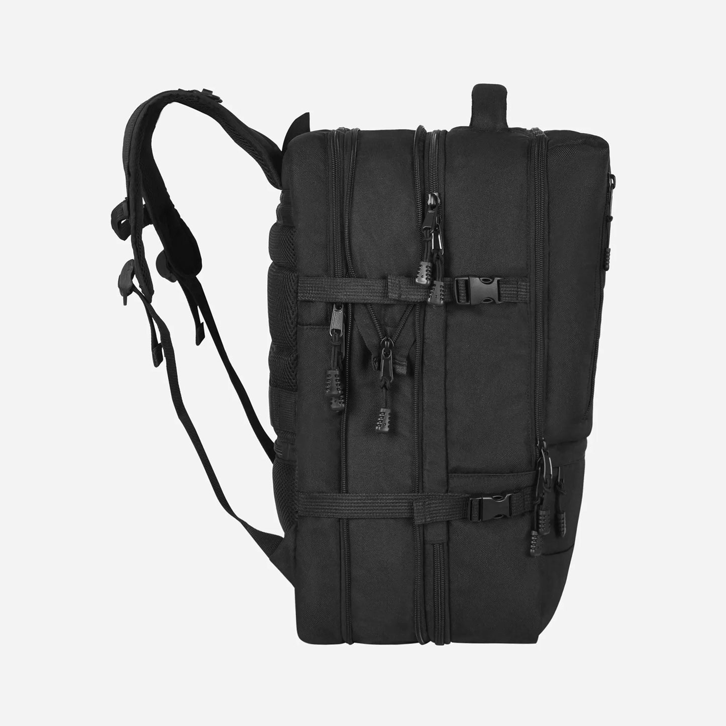 Loboza Nomad Clamshell Travelling Backpack - Black