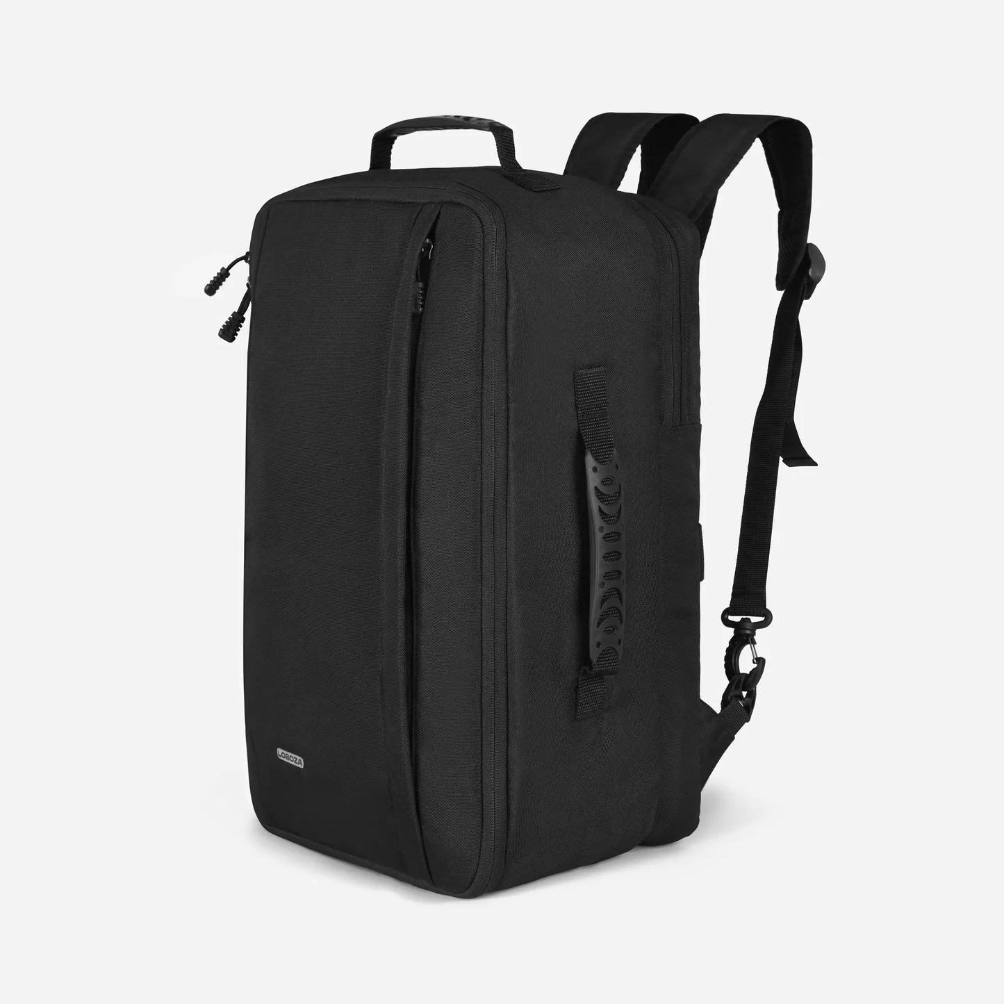 Loboza Dual-Mode Messenger Laptop Backpack- Black