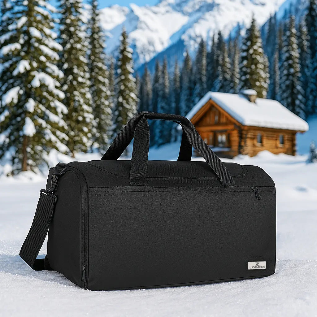 Loboza Gym & Travel Duffle in Black