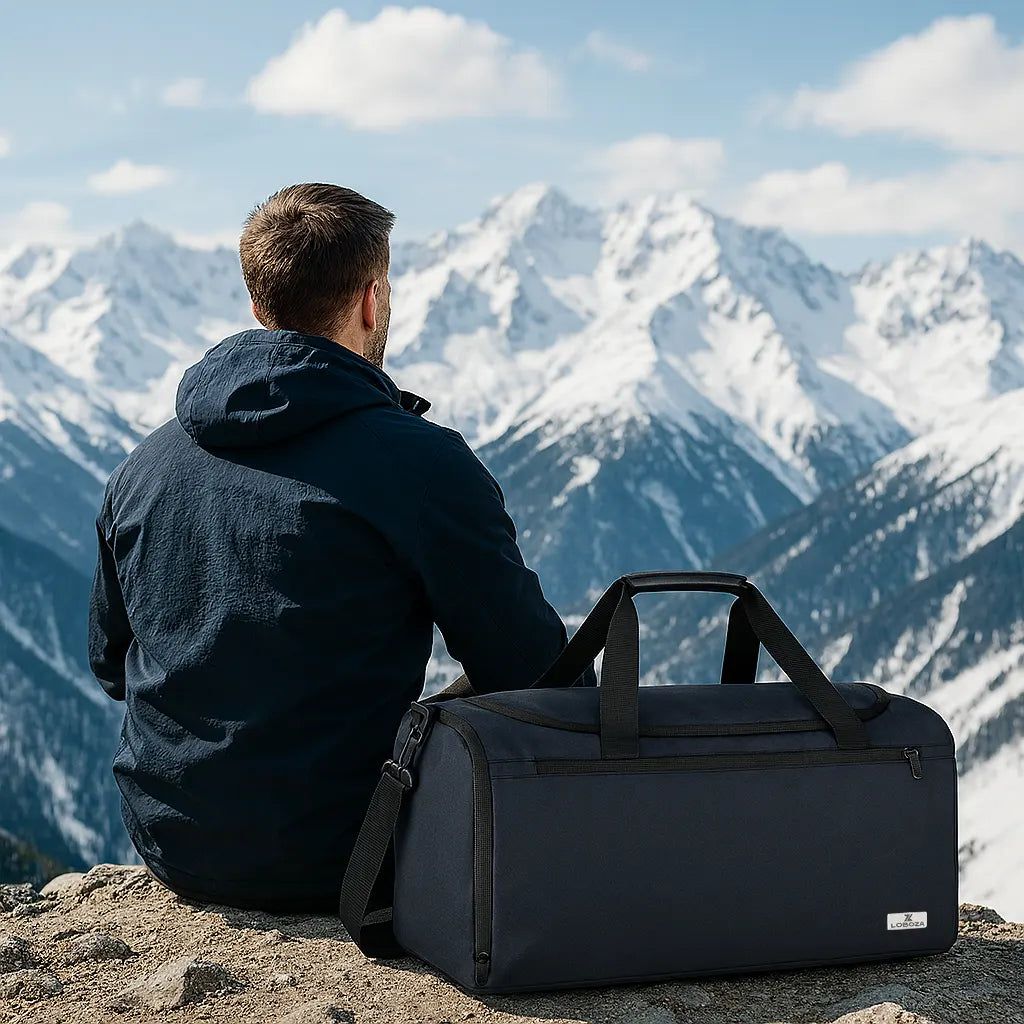 Loboza Gym & Travel Duffle in Dark Navy