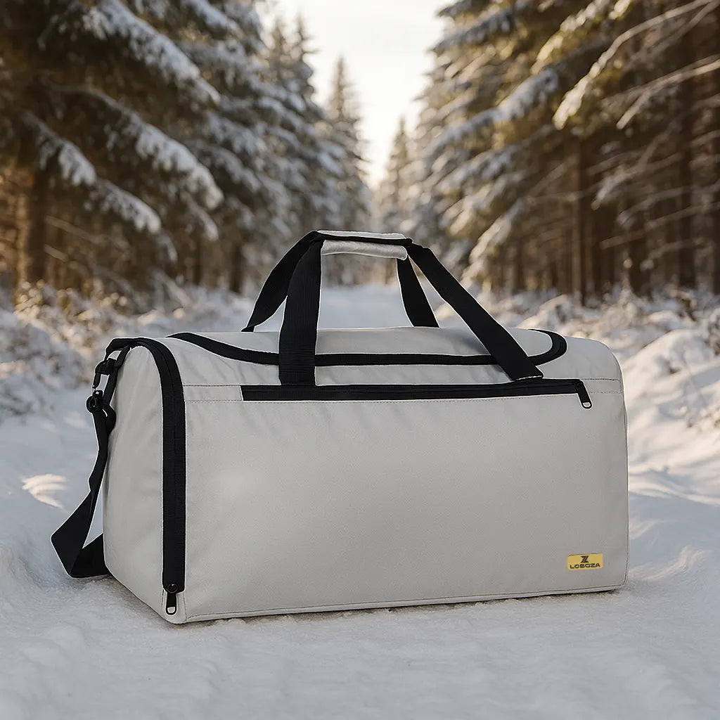 Loboza Gym & Travel Duffle in Light Gray