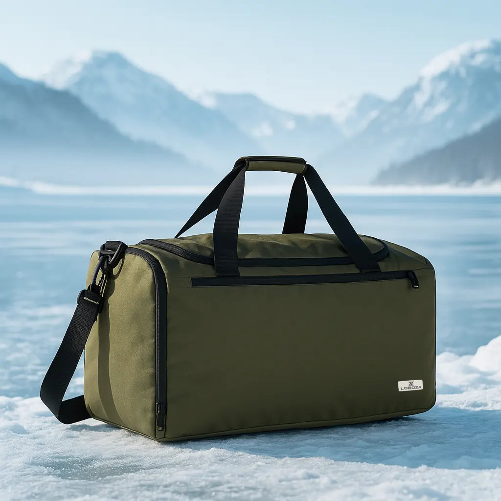 Loboza Gym & Travel Duffle in Olive Green