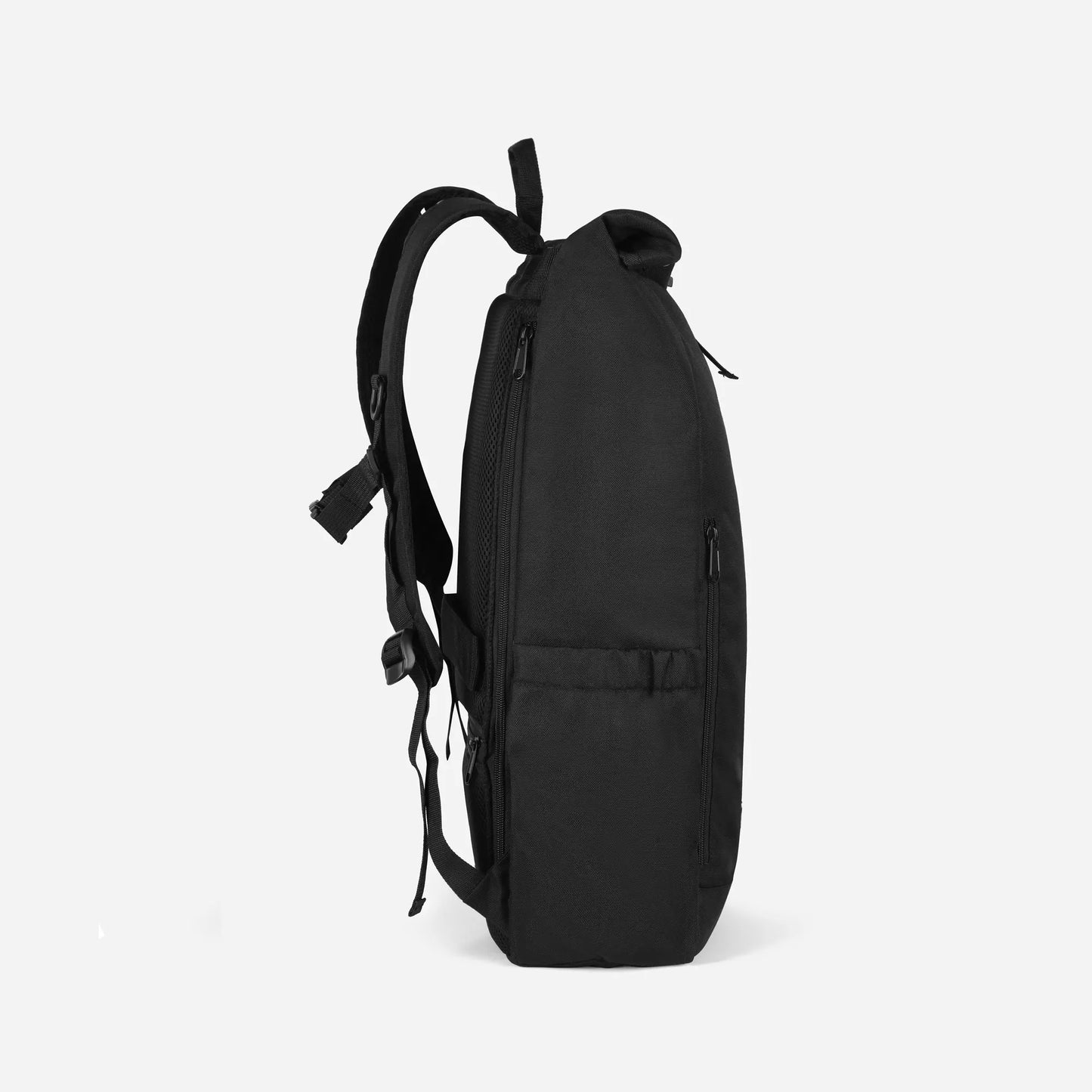 Loboza Explorer Roll-Top Backpack - Black