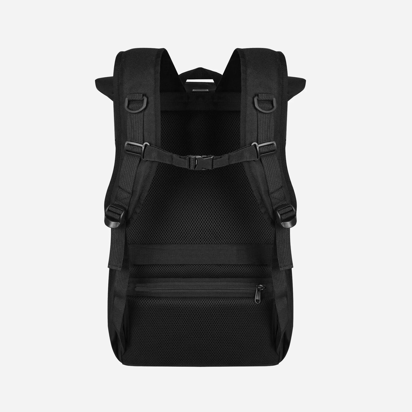 Loboza Explorer Roll-Top Backpack - Black