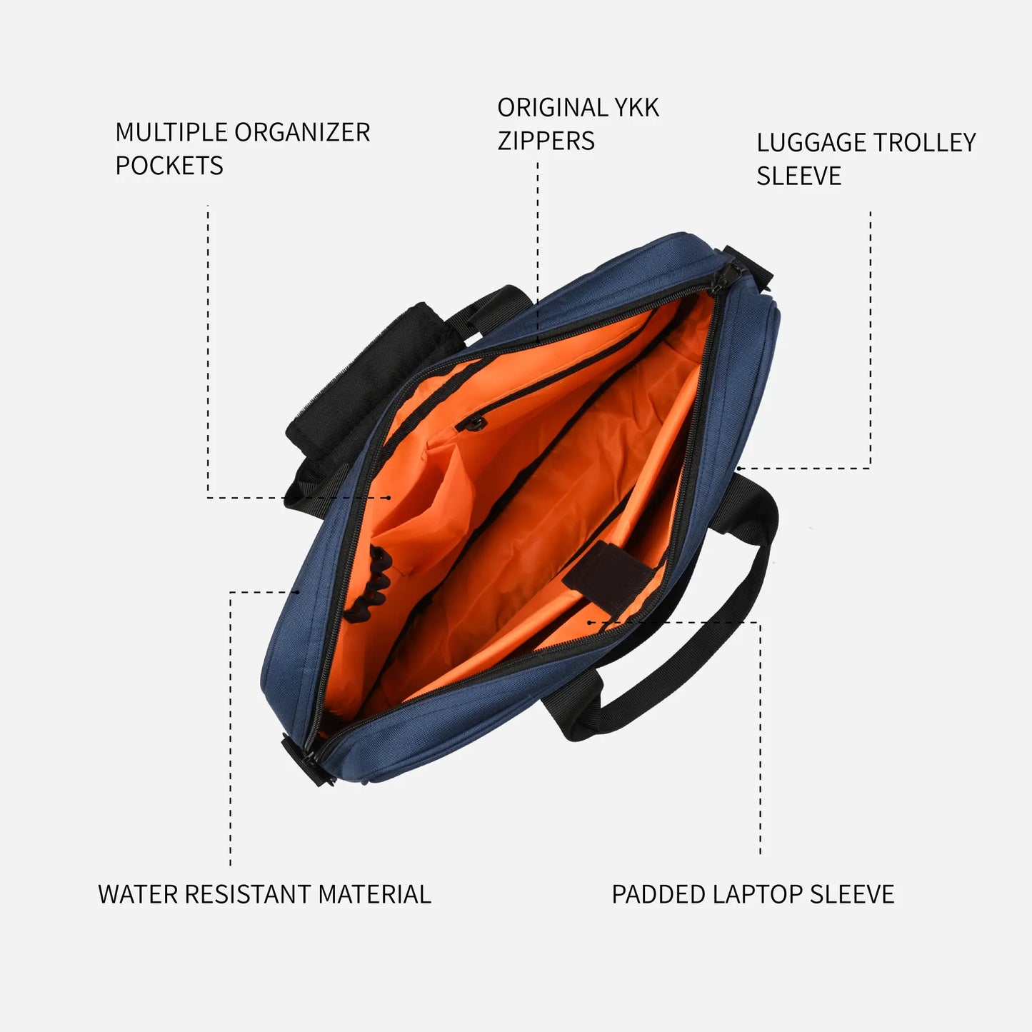 Loboza Business Pro Laptop Bag - Dark Navy