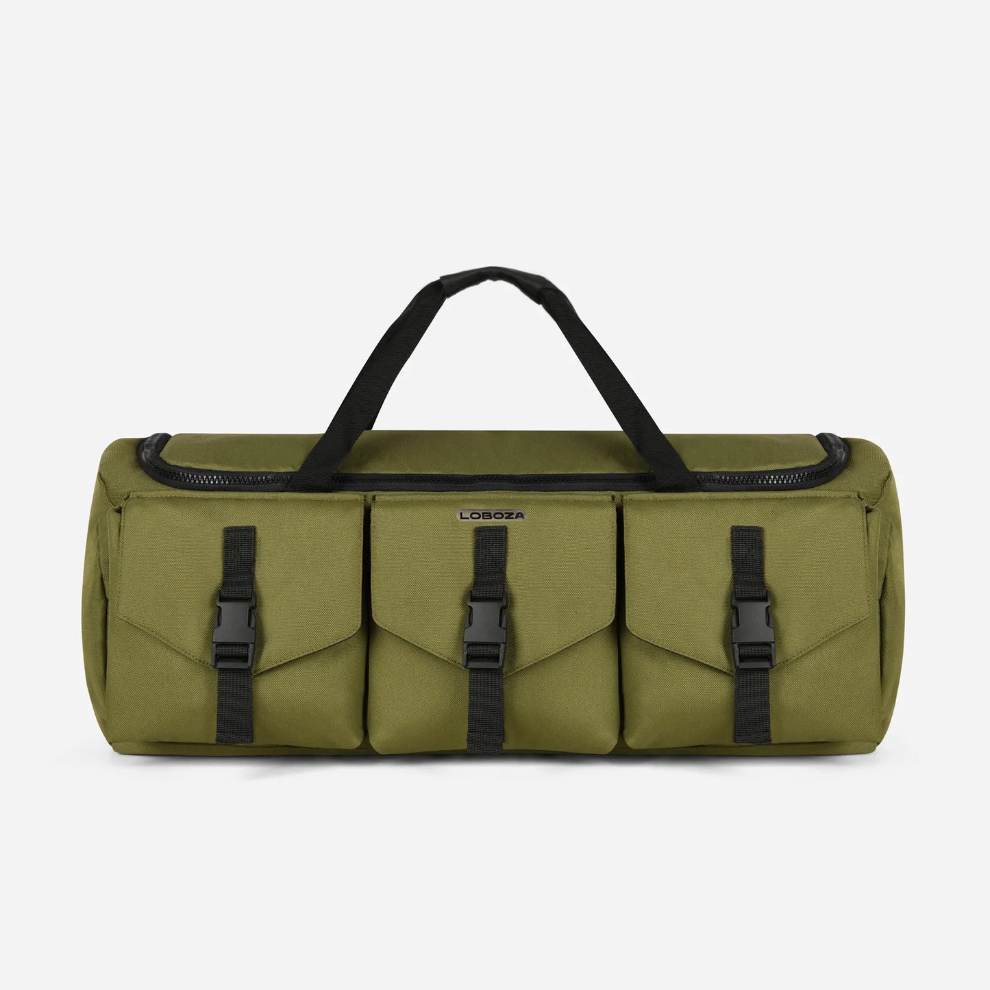 Loboza Sports Duffle in Olive Green