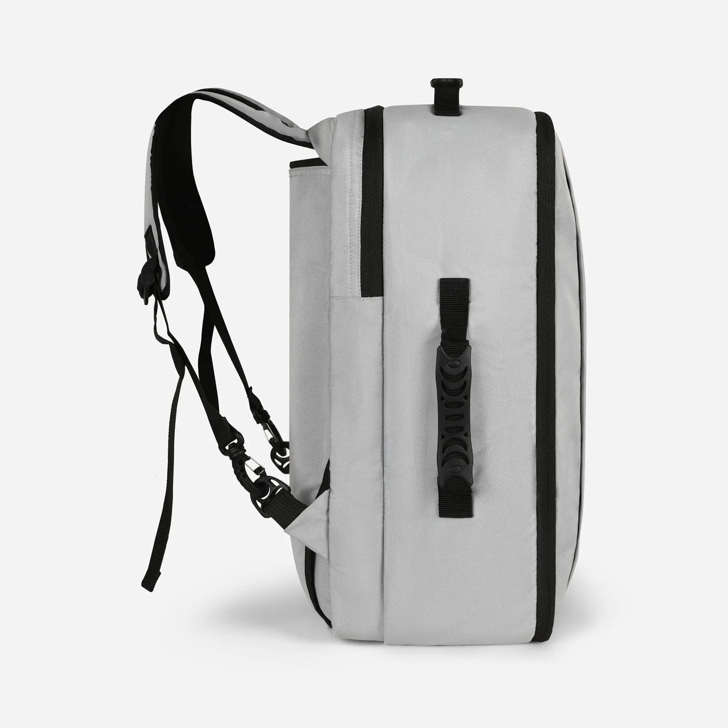 Loboza Dual-Mode Messenger Laptop Backpack- Light Gray