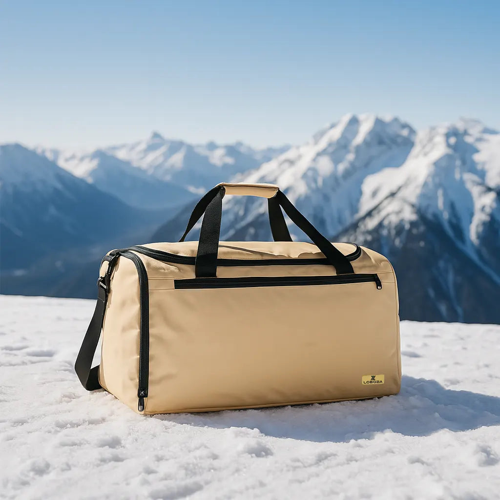 Loboza Gym & Travel Duffle in Beige