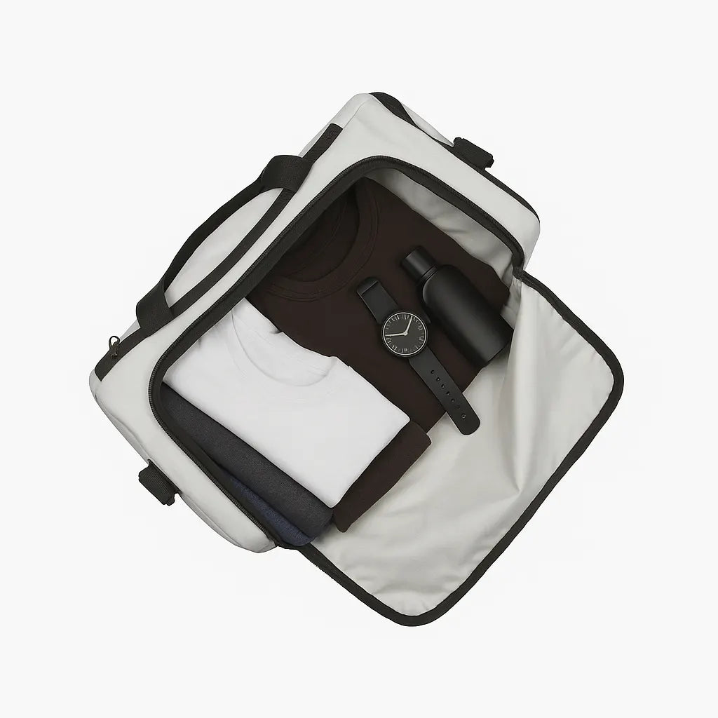 Loboza Gym & Travel Duffle in Light Gray