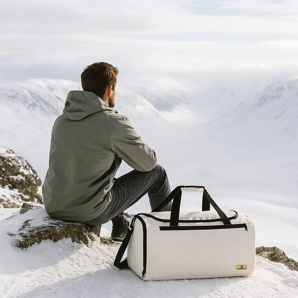 Loboza Gym & Travel Duffle in Light Brown