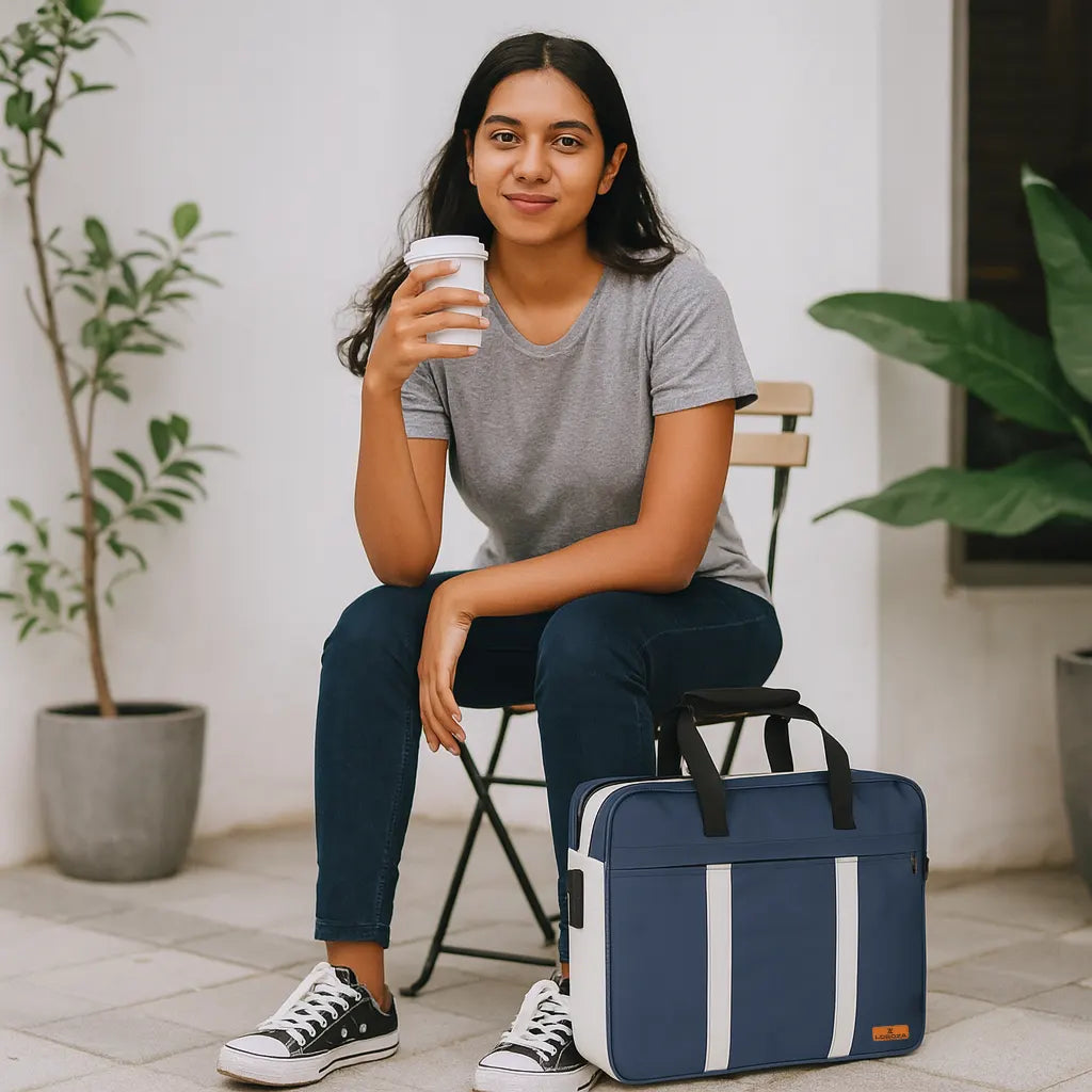 Business Pro Laptop Bag in Dark Navy