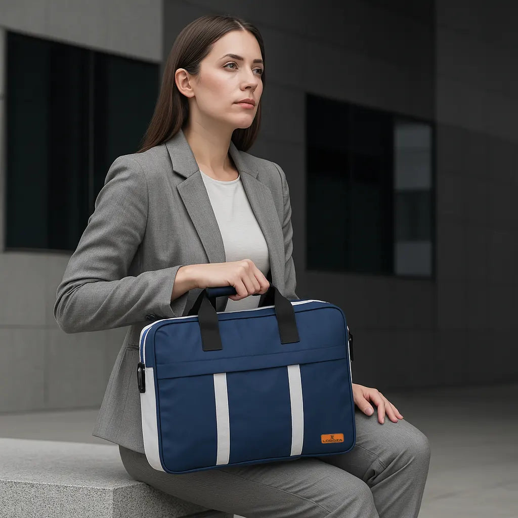 Business Pro Laptop Bag in Dark Navy