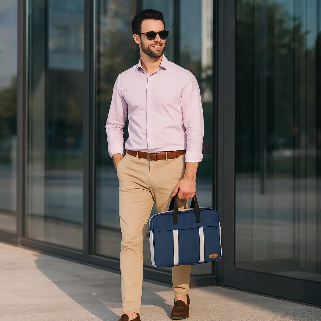 Business Pro Laptop Bag in Dark Navy