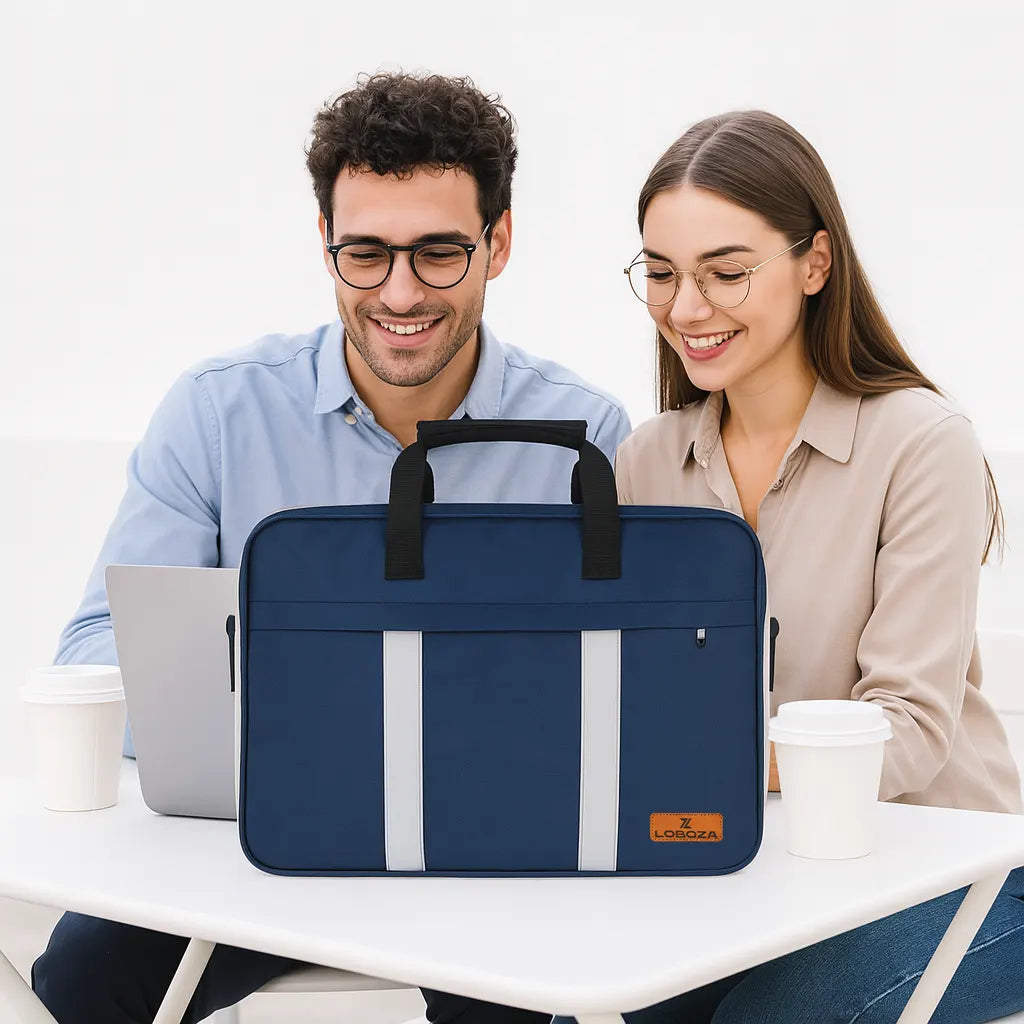 Business Pro Laptop Bag in Dark Navy