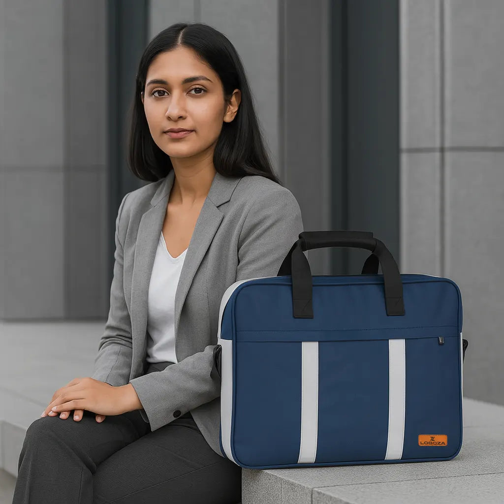 Business Pro Laptop Bag in Dark Navy