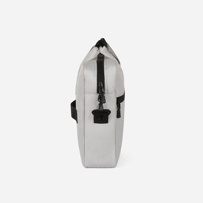 Loboza Laptop Messenger Bag in Light Gray