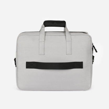 Loboza Laptop Messenger Bag in Light Gray