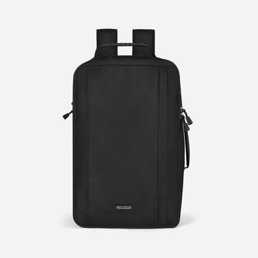 Loboza Dual-Mode Messenger Laptop Backpack- Black