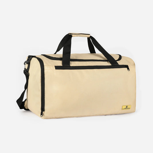 Loboza Gym & Travel Duffle in Beige