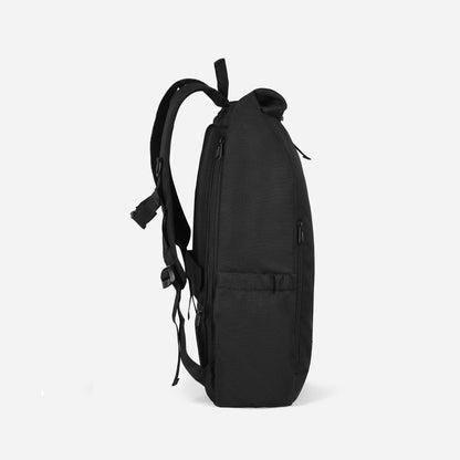 Loboza Explorer Roll-Top Backpack - Black