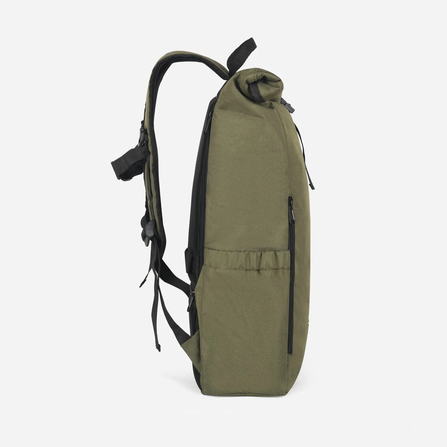 Loboza Explorer Roll-Top Backpack - Olive Green