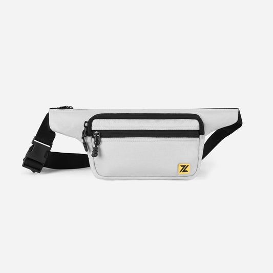 Loboza Safari Crossbody Bag - Light Gray