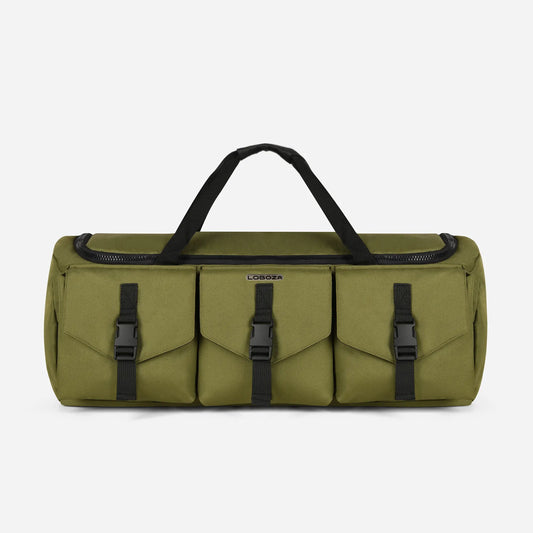 Loboza Sports Duffle in Olive Green
