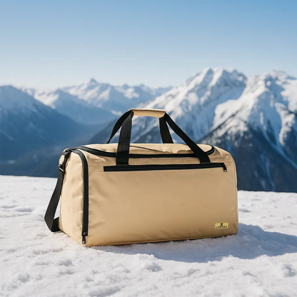 Loboza Gym & Travel Duffle in Beige