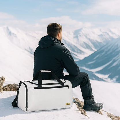 Loboza Gym & Travel Duffle in Light Gray
