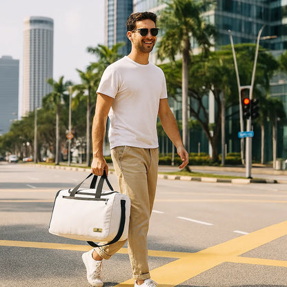 Loboza Gym & Travel Duffle in Light Brown