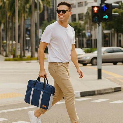 Business Pro Laptop Bag in Dark Navy