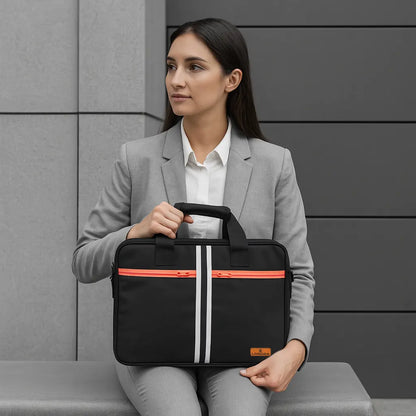 Executive Messenger Laptop Bag – Black