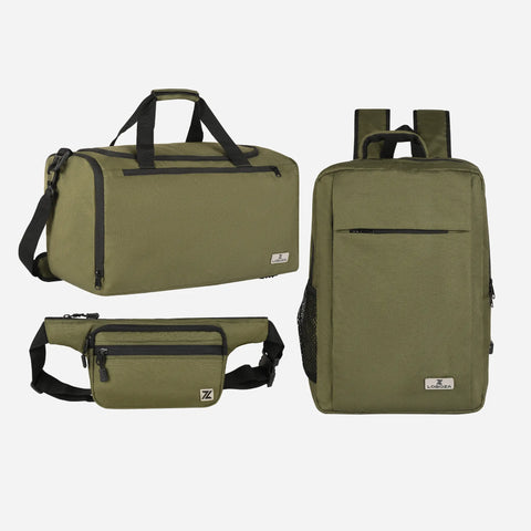 Loboza Norte Travel Set - Olive Green